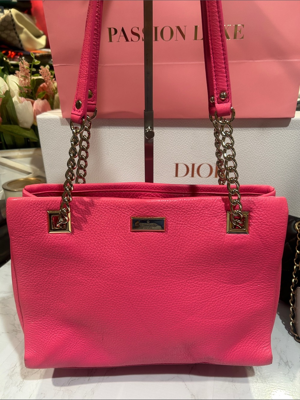 Kate Spade leather Chain-Handle shoulder bag
